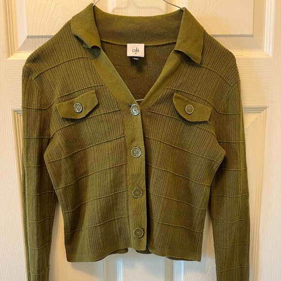 CAbi Sweaters - Women's | Cabi | Size: XS | Cardigan | Olive Green